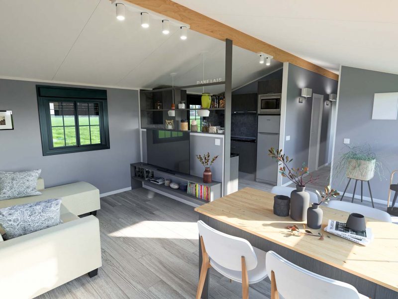 Sanabria mobil home NUEVO 10,5X4,3m -dasd